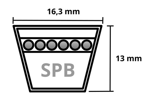Keilriemen swr spb1100 - keilriemen,