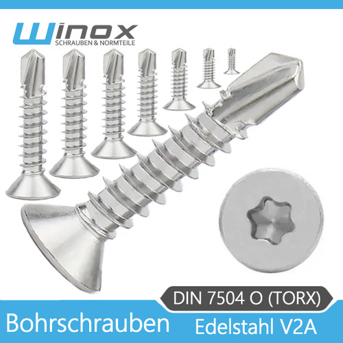 Bohrschrauben edelstahl - edelstahl, |