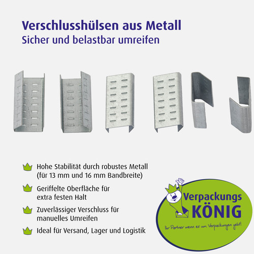Verschlusshülsen oder 16 - 13,