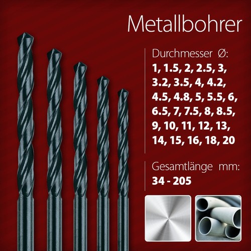 Metallbohrer hss 13 - metallbohrer, [hss-r][Ø