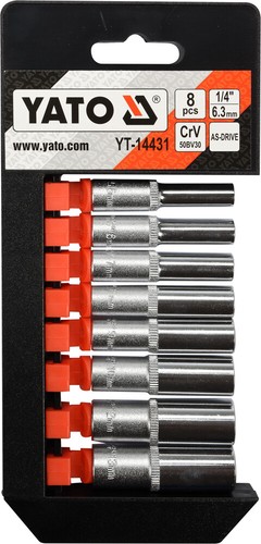 Steckschlüsselsatz set 8tlg - steckschlüsselsatz,