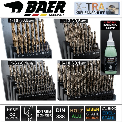 Extrembohrer set - set, +